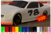 Race Car Number Decals CUSTOM